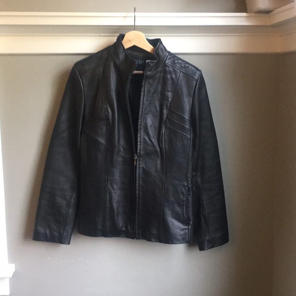 Reaction by Kenneth Cole leather jacket